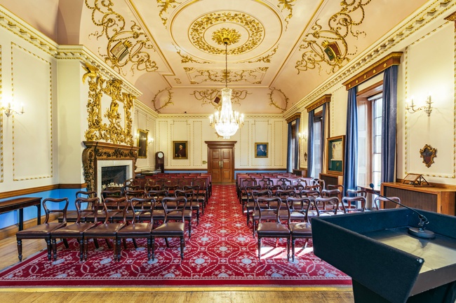 Conference in the Court Room