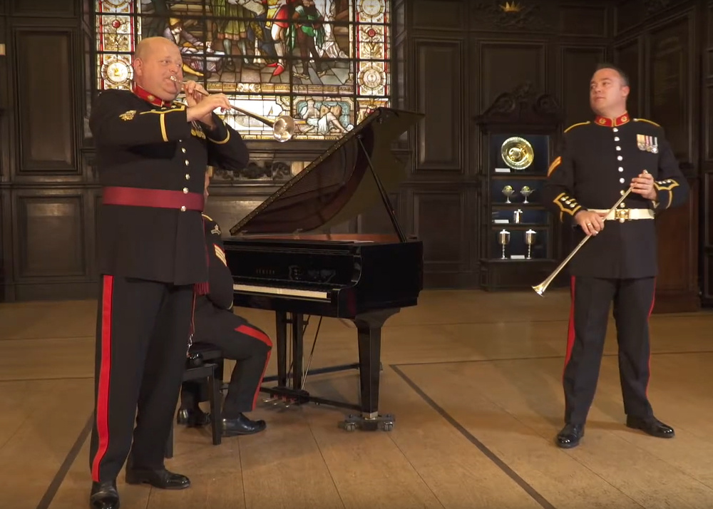 The Bands of HM Royal Marines at Stationers' Hall